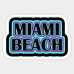 MIAMI BEACH Sticker